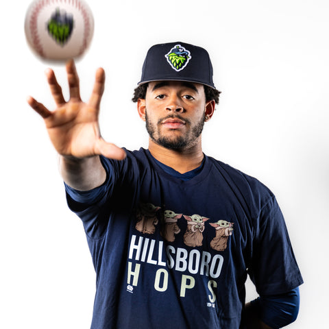 OT Sports Grogu Star Wars Tee, Hillsboro Hops