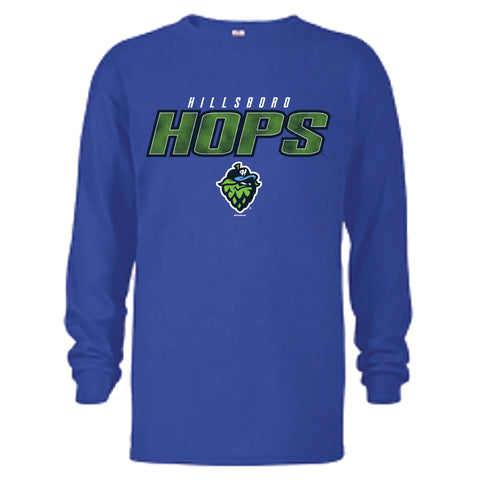 Bimm Ridder Youth Zak Long Sleeve, Hillsboro Hops