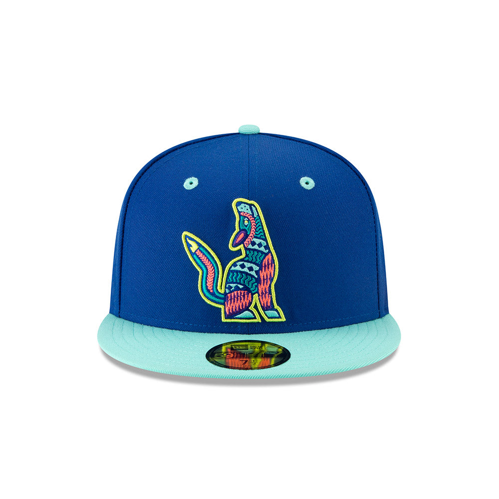 Hilllsboro Hops New Era Authentic 59FIFTY Fitted Hat - Navy/Light Blue