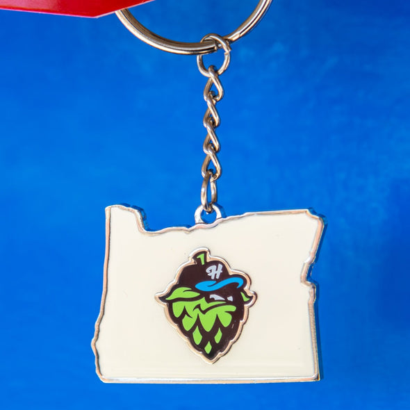 PSG State Outline Keychain