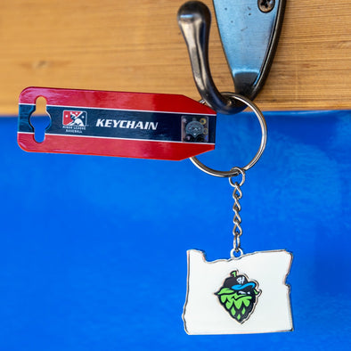 PSG State Outline Keychain