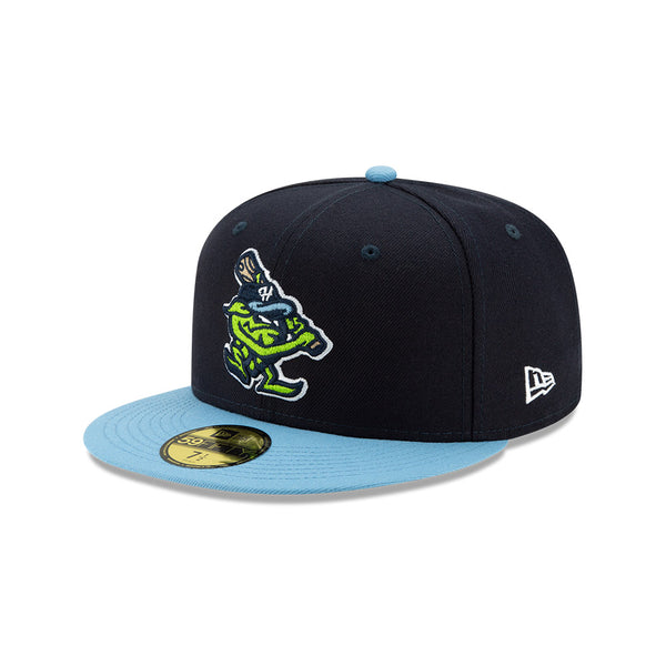 New Era Navy Hillsboro Hops Authentic Collection 59FIFTY Fitted Hat