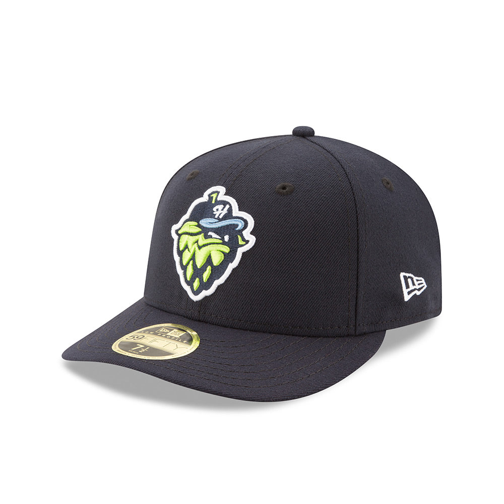 New Era Navy Hillsboro Hops Authentic Collection 59FIFTY Fitted Hat