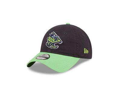 Official New Era Hillsboro Hops MiLB Black and Green 59FIFTY Fitted Cap  B8250_I81