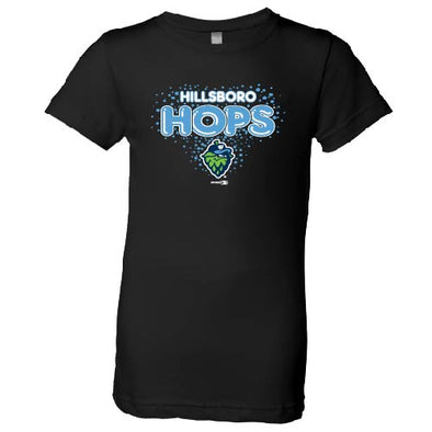 Youth Champion Navy Hillsboro Hops Jersey T-Shirt Size: Large